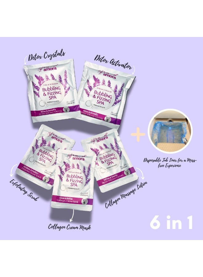 Amora Bubbling & Fizzing SPA Box 6-in-1 – Lavender - Image 2